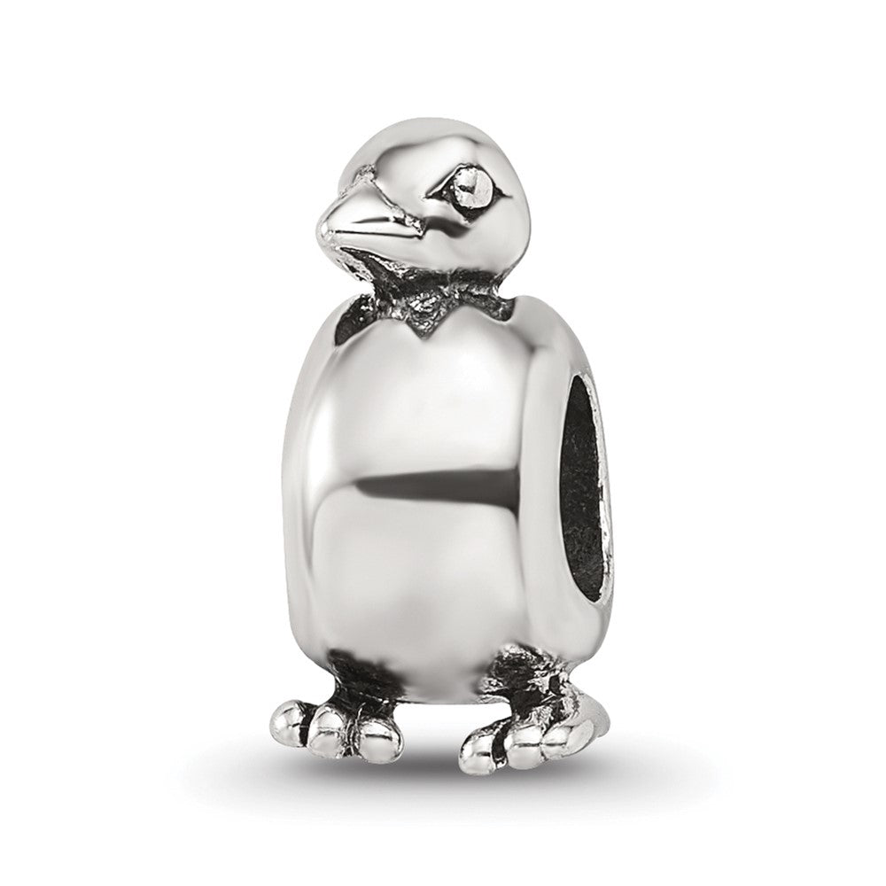 Sterling Silver Reflections Baby Bird In Egg Bead