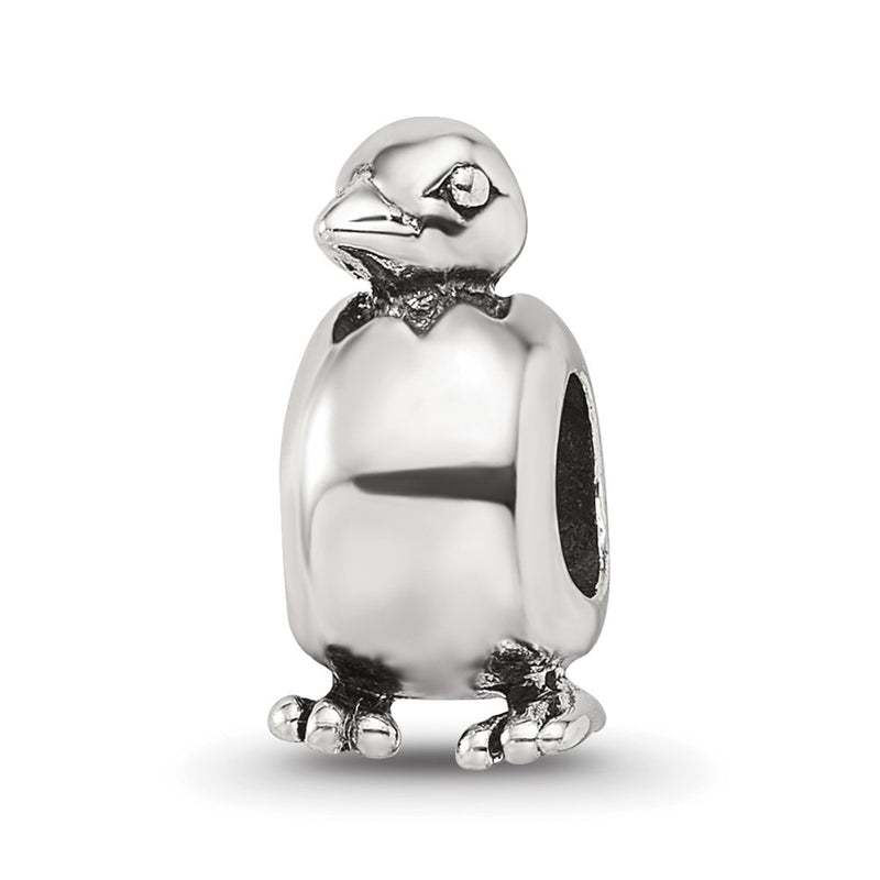 Sterling Silver Reflections Baby Bird In Egg Bead