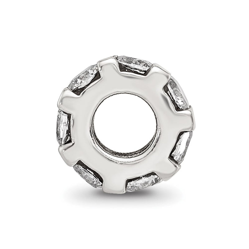 Sterling Silver Reflections Cz Bead