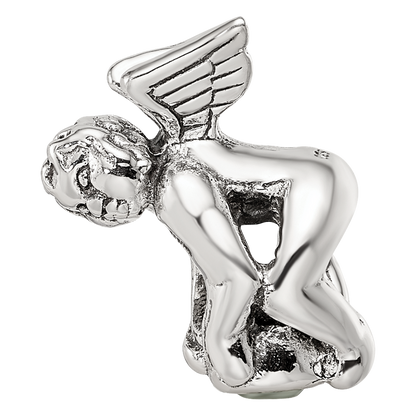 Sterling Silver Reflections June Cz Antiqued Bead