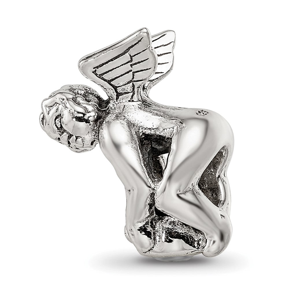 Sterling Silver Reflections June Cz Antiqued Bead