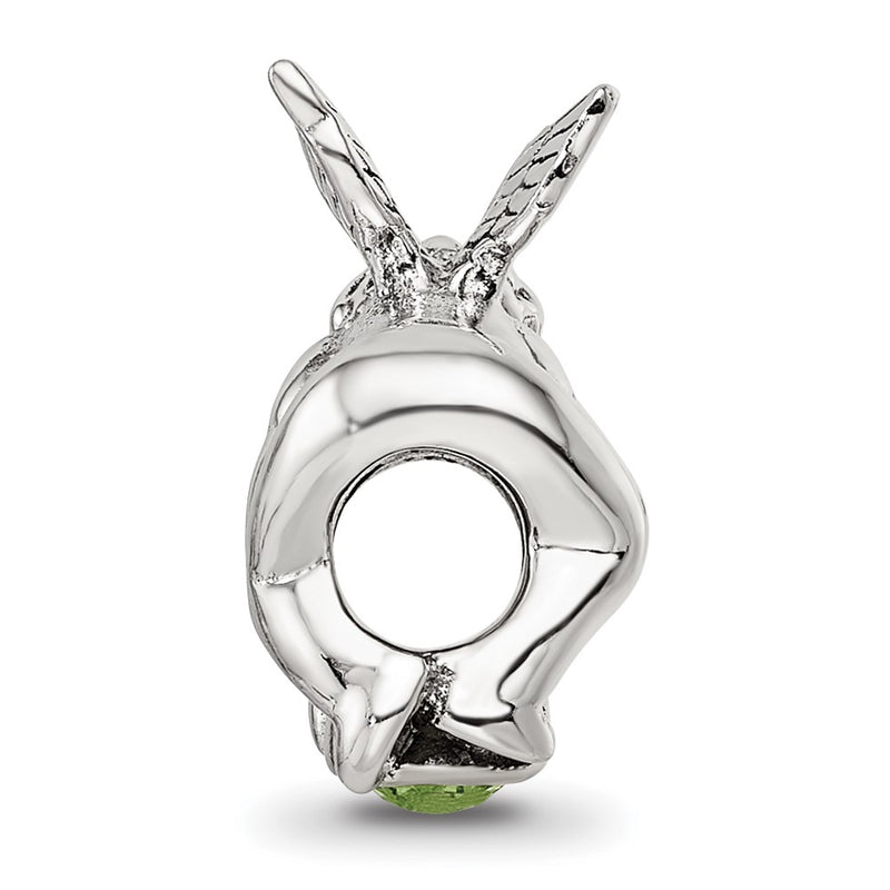 Sterling Silver Reflections August Cz Antiqued Bead