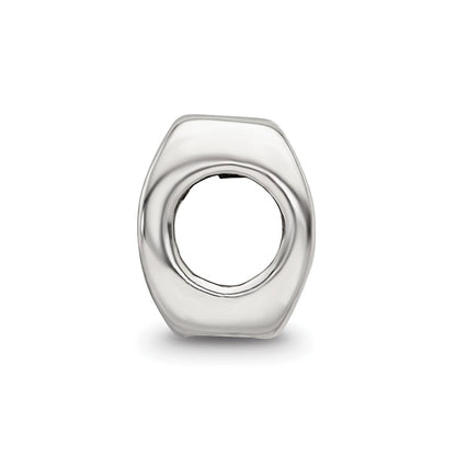 Sterling Silver Reflections Gemini Zodiac Antiqued Bead