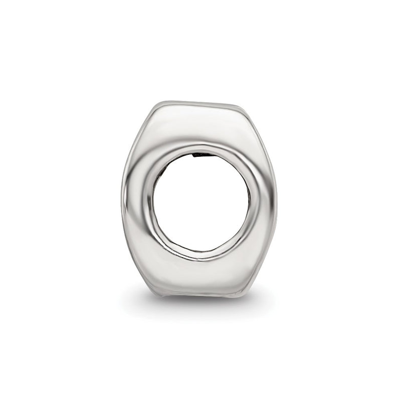 Sterling Silver Reflections Gemini Zodiac Antiqued Bead