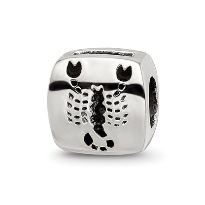 Sterling Silver Reflections Scorpio Zodiac Antiqued Bead