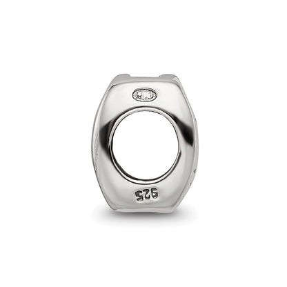 Sterling Silver Reflections Sagittarius Zodiac Antiqued Bead