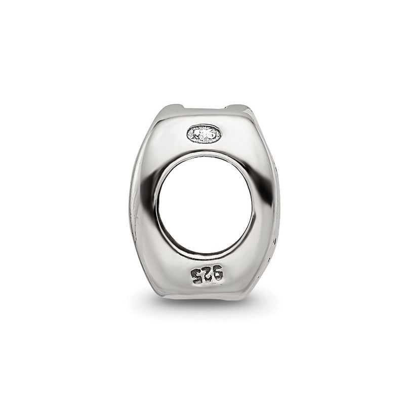 Sterling Silver Reflections Sagittarius Zodiac Antiqued Bead