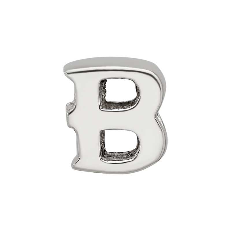 Sterling Silver Reflections Letter B Bead