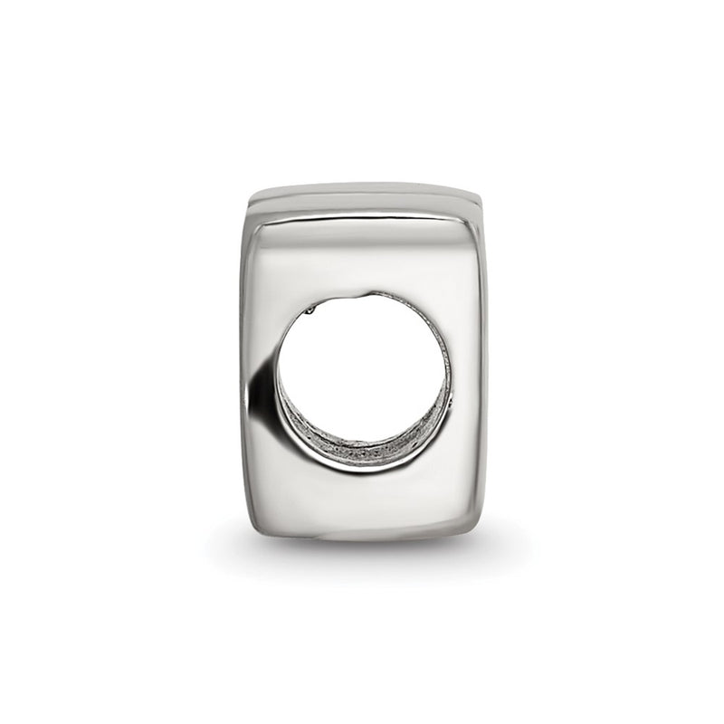 Sterling Silver Reflections Letter N Bead