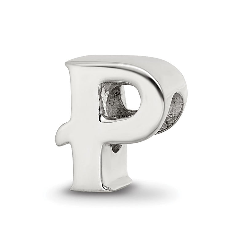 Sterling Silver Reflections Letter P Bead