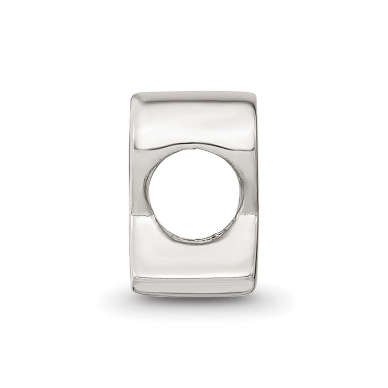 Sterling Silver Reflections Letter R Bead