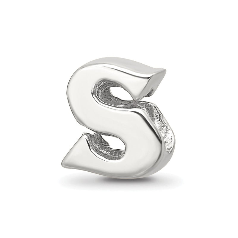 Sterling Silver Reflections Letter S Bead