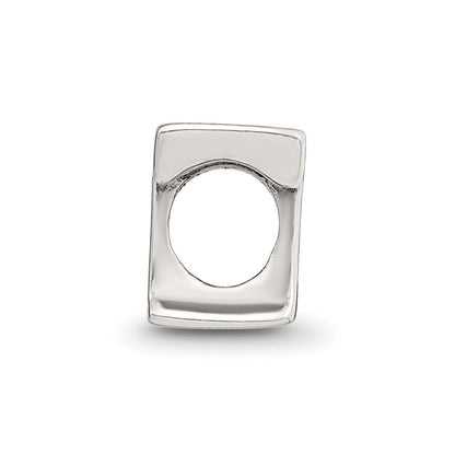 Sterling Silver Reflections Letter T Bead