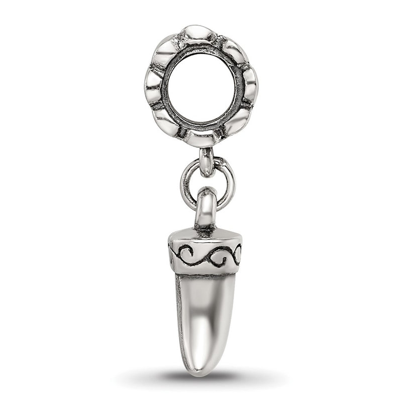 Sterling Silver Reflections Tiger Claw Dangle Bead