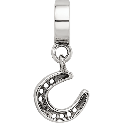 Sterling Silver Reflections Horseshoe Dangle Bead
