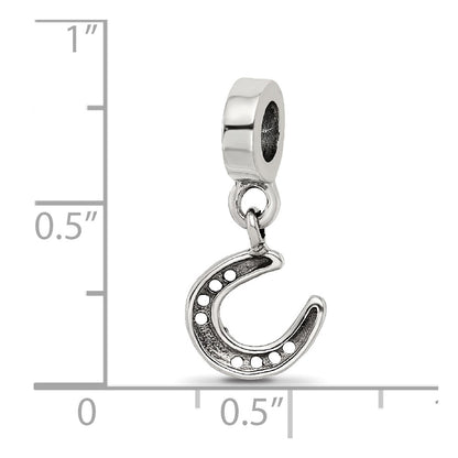 Sterling Silver Reflections Horseshoe Dangle Bead