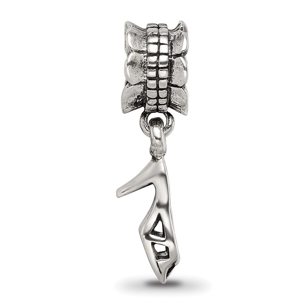 Sterling Silver Reflections High Heel Shoe Dangle Bead