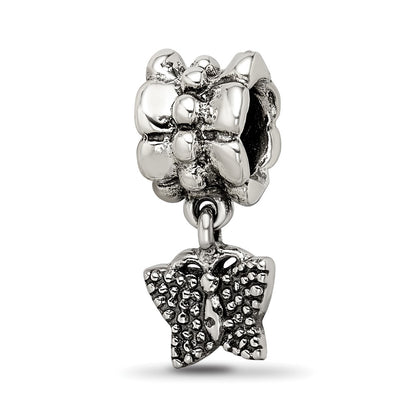 Sterling Silver Reflections Butterfly Dangle Bead