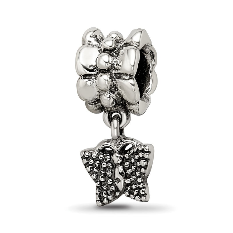 Sterling Silver Reflections Butterfly Dangle Bead