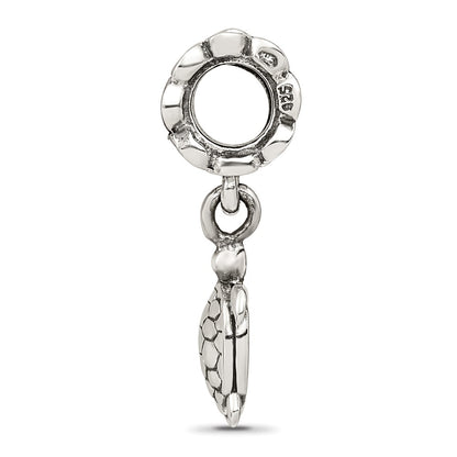 Sterling Silver Reflections Turtle Dangle Bead