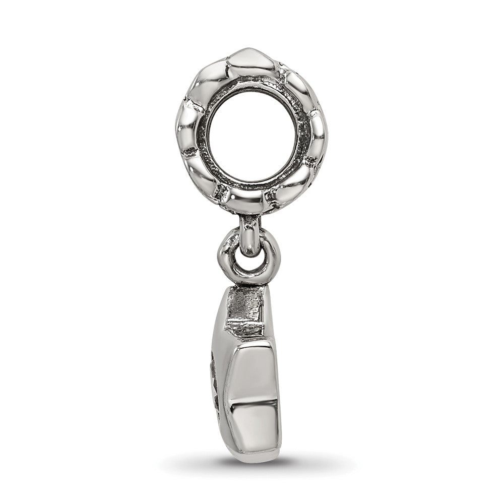 Sterling Silver Reflections Cz Star Dangle Bead