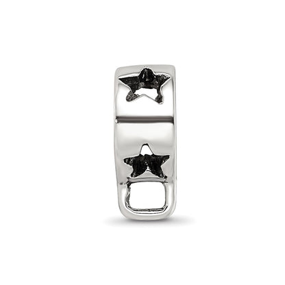 Sterling Silver Reflections Star W/Loop For Click-On Bead