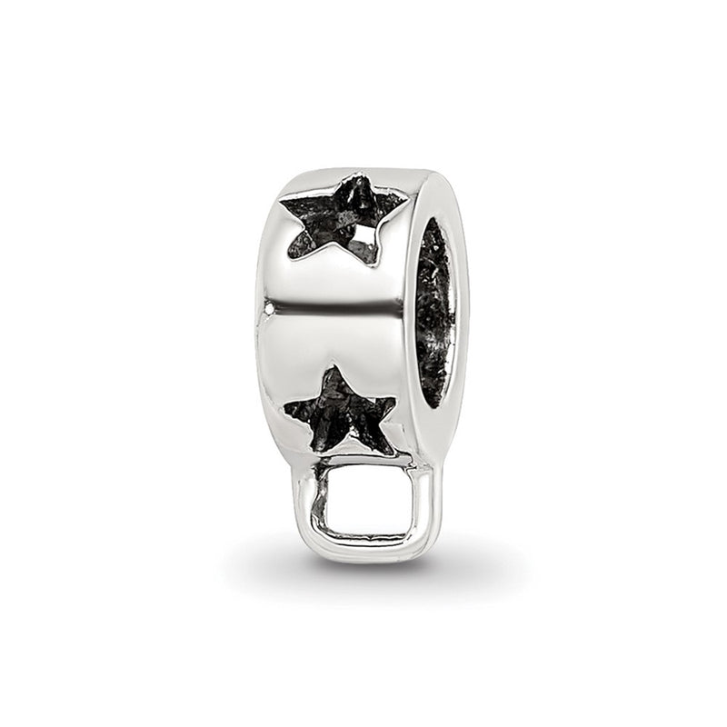 Sterling Silver Reflections Star W/Loop For Click-On Bead