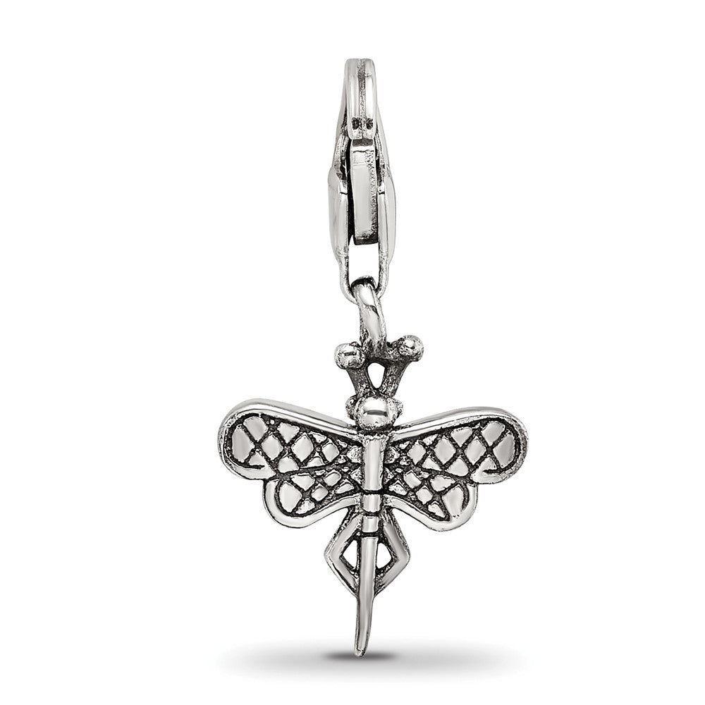 Sterling Silver Reflections Dragonfly Click-On For Bead