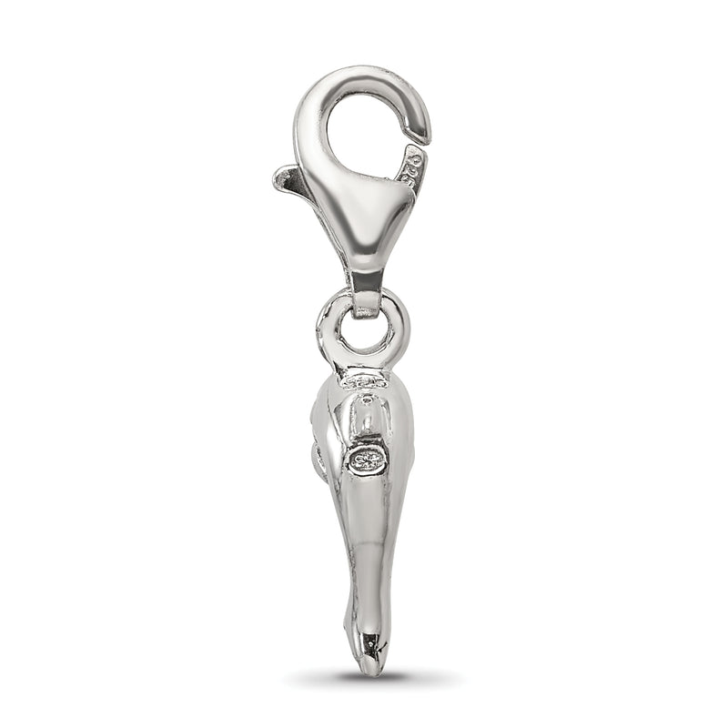 Sterling Silver Reflections Dolphin Click-On For Bead