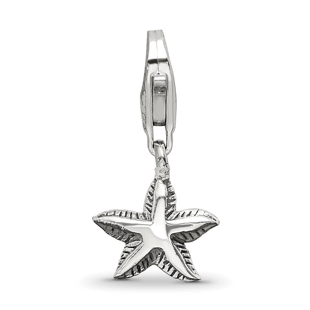 Sterling Silver Reflections Starfish Click-On For Bead