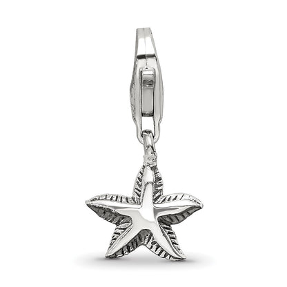 Sterling Silver Reflections Starfish Click-On For Bead