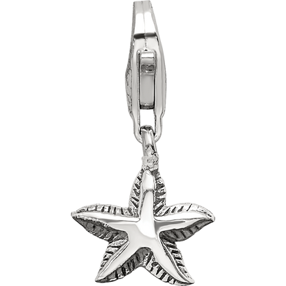 Sterling Silver Reflections Starfish Click-On For Bead