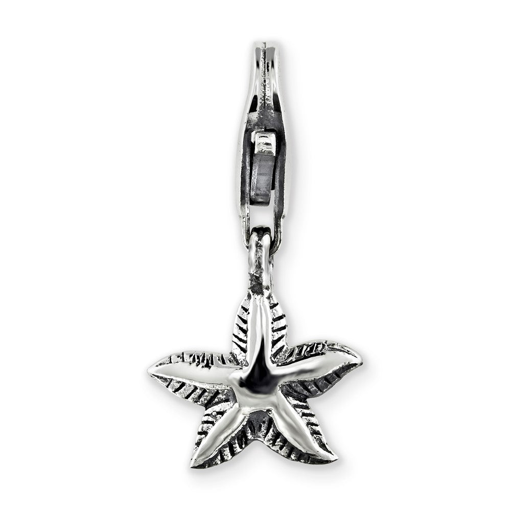Sterling Silver Reflections Starfish Click-On For Bead