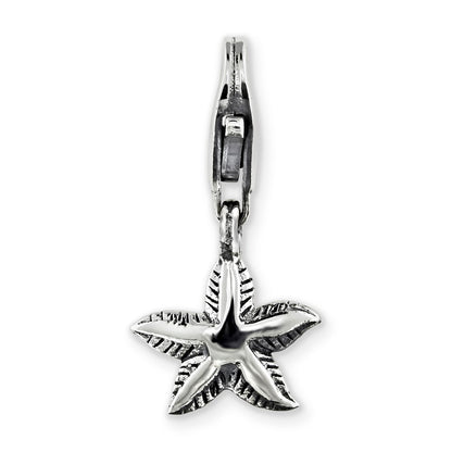Sterling Silver Reflections Starfish Click-On For Bead