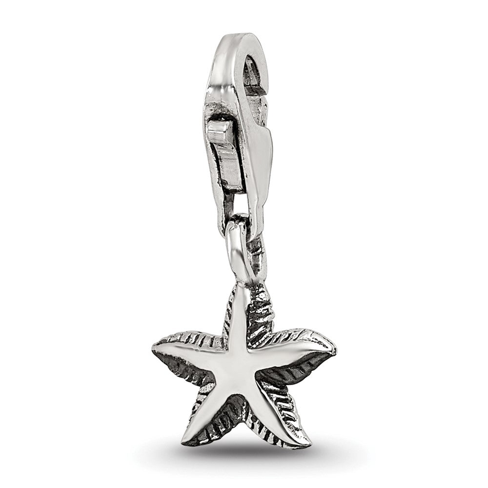 Sterling Silver Reflections Starfish Click-On For Bead