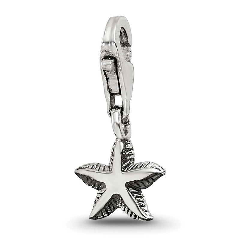 Sterling Silver Reflections Starfish Click-On For Bead