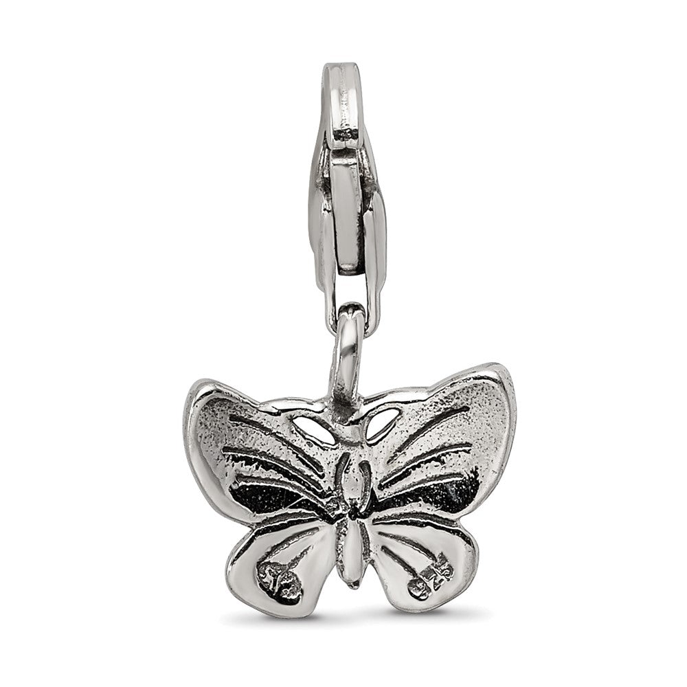 Sterling Silver Reflections Butterfly Click-On For Bead