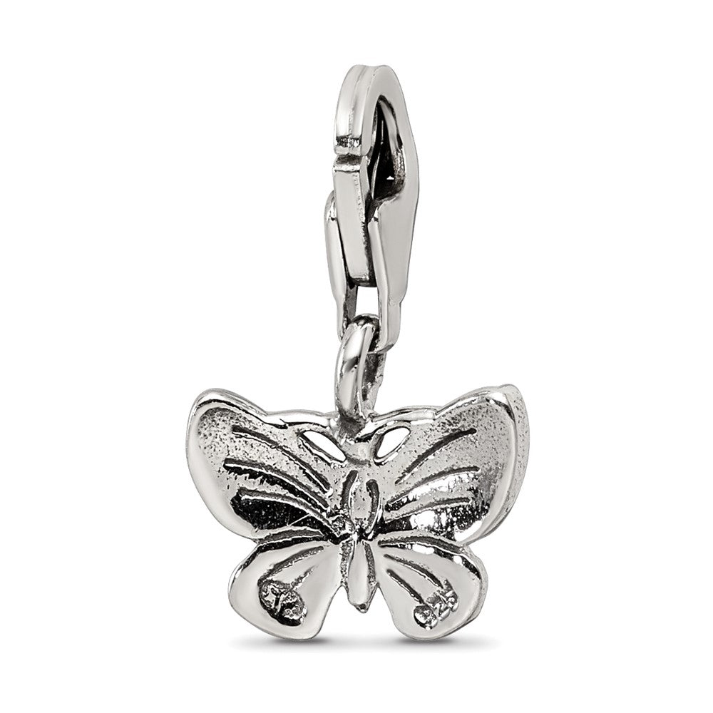 Sterling Silver Reflections Butterfly Click-On For Bead