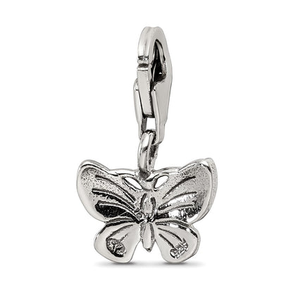 Sterling Silver Reflections Butterfly Click-On For Bead