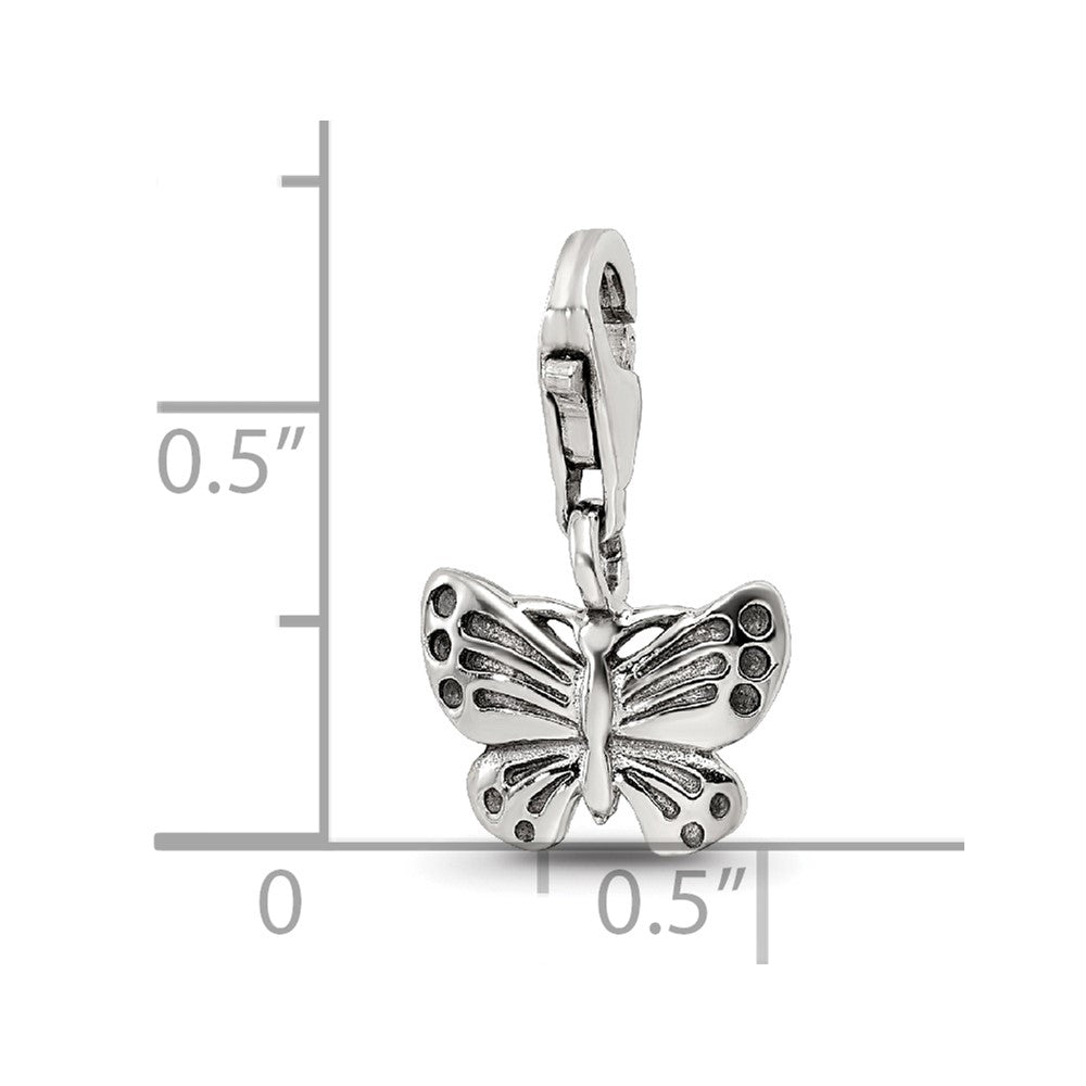 Sterling Silver Reflections Butterfly Click-On For Bead