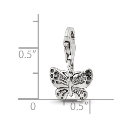Sterling Silver Reflections Butterfly Click-On For Bead