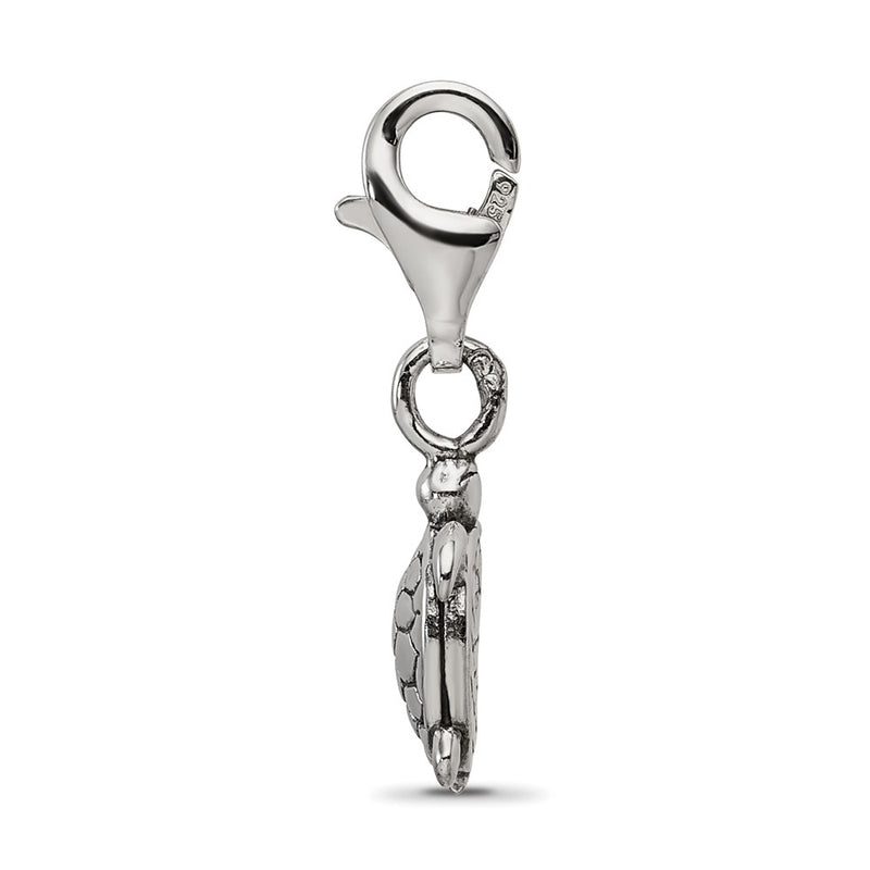 Sterling Silver Reflections Turtle Click-On For Bead