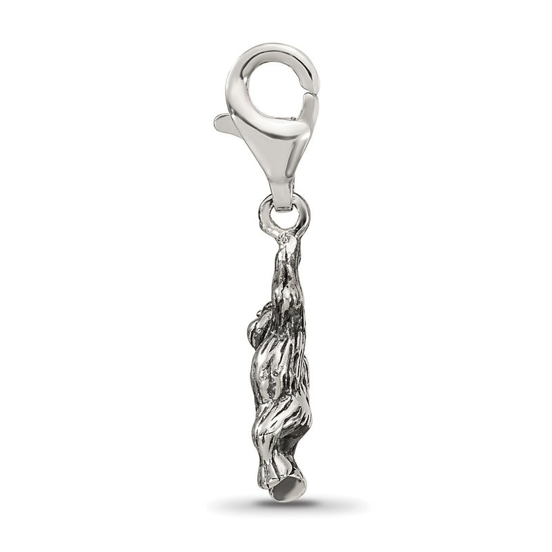 Sterling Silver Reflections Monkey Click-On For Bead