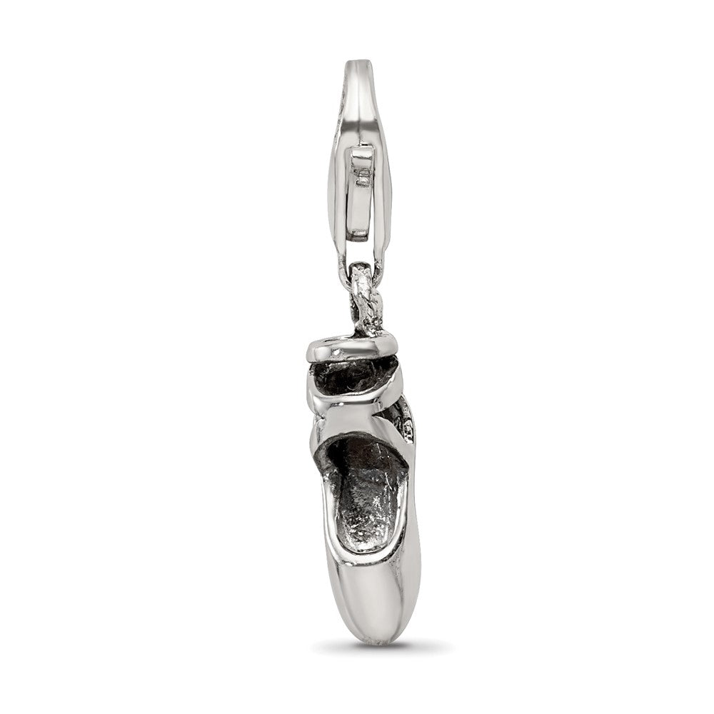 Sterling Silver Reflections Ballet Slipper Click-On For Bead