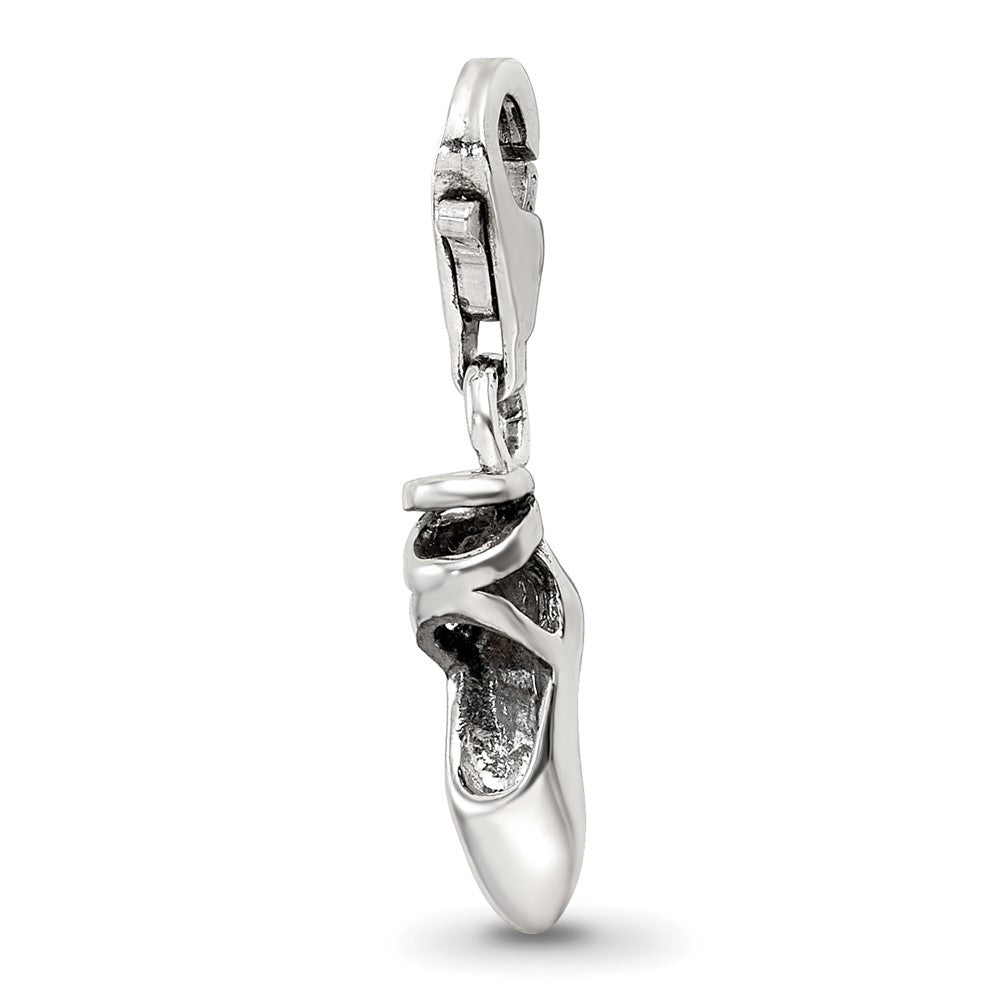 Sterling Silver Reflections Ballet Slipper Click-On For Bead