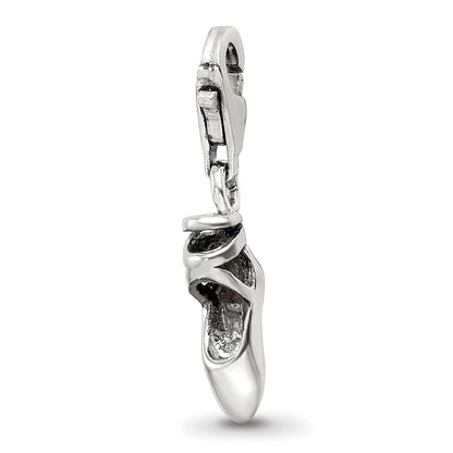 Sterling Silver Reflections Ballet Slipper Click-On For Bead