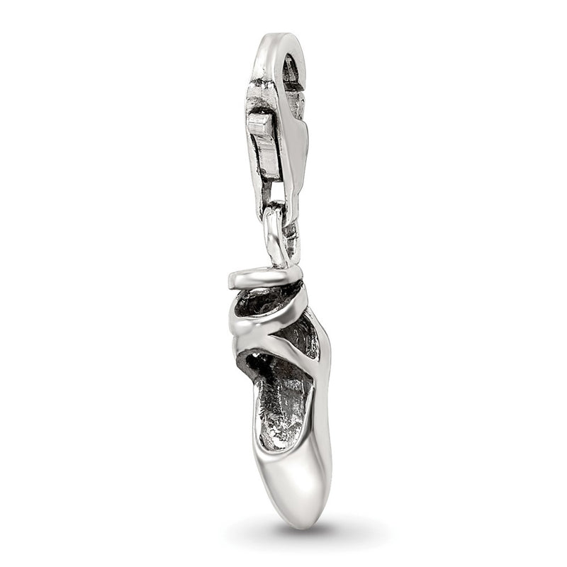 Sterling Silver Reflections Ballet Slipper Click-On For Bead