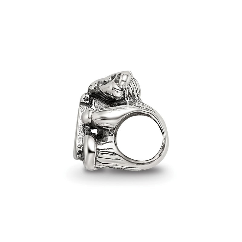 Sterling Silver Reflections Kids Letter A Bead