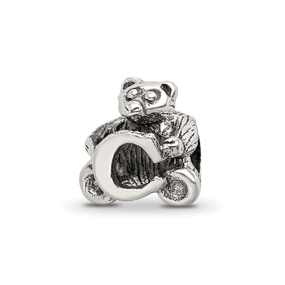 Sterling Silver Reflections Kids Letter C Bead