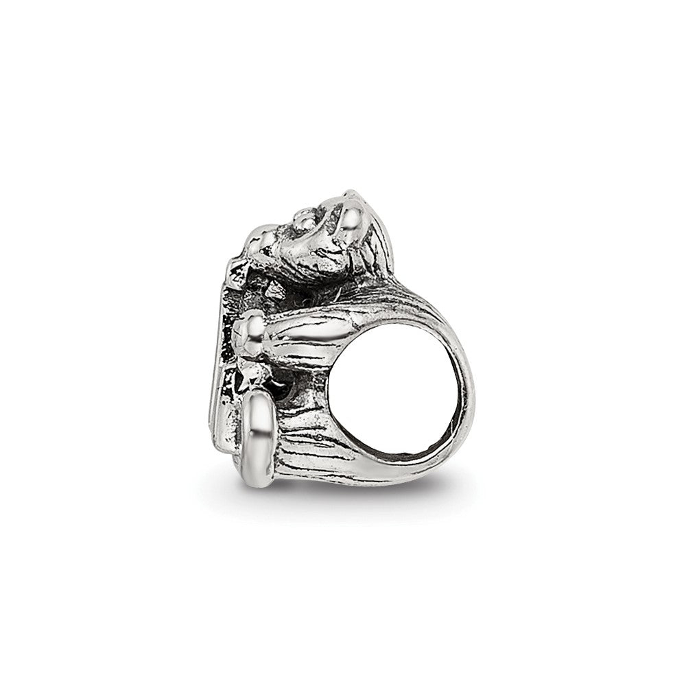 Sterling Silver Reflections Kids Letter L Bead